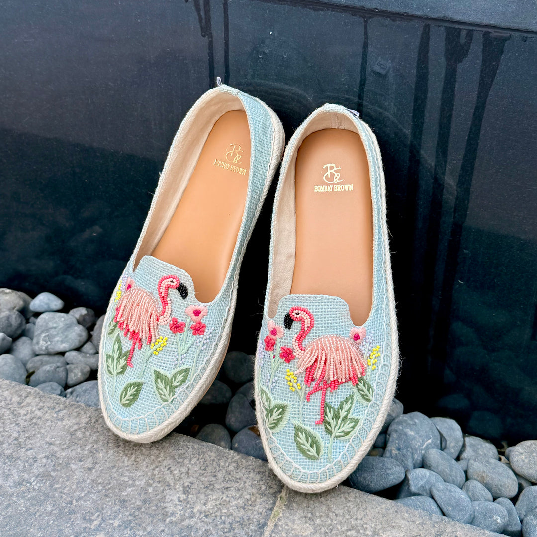 Sassy Flamingo espadrilles