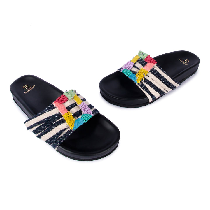 ColorSnap Buckled Slides