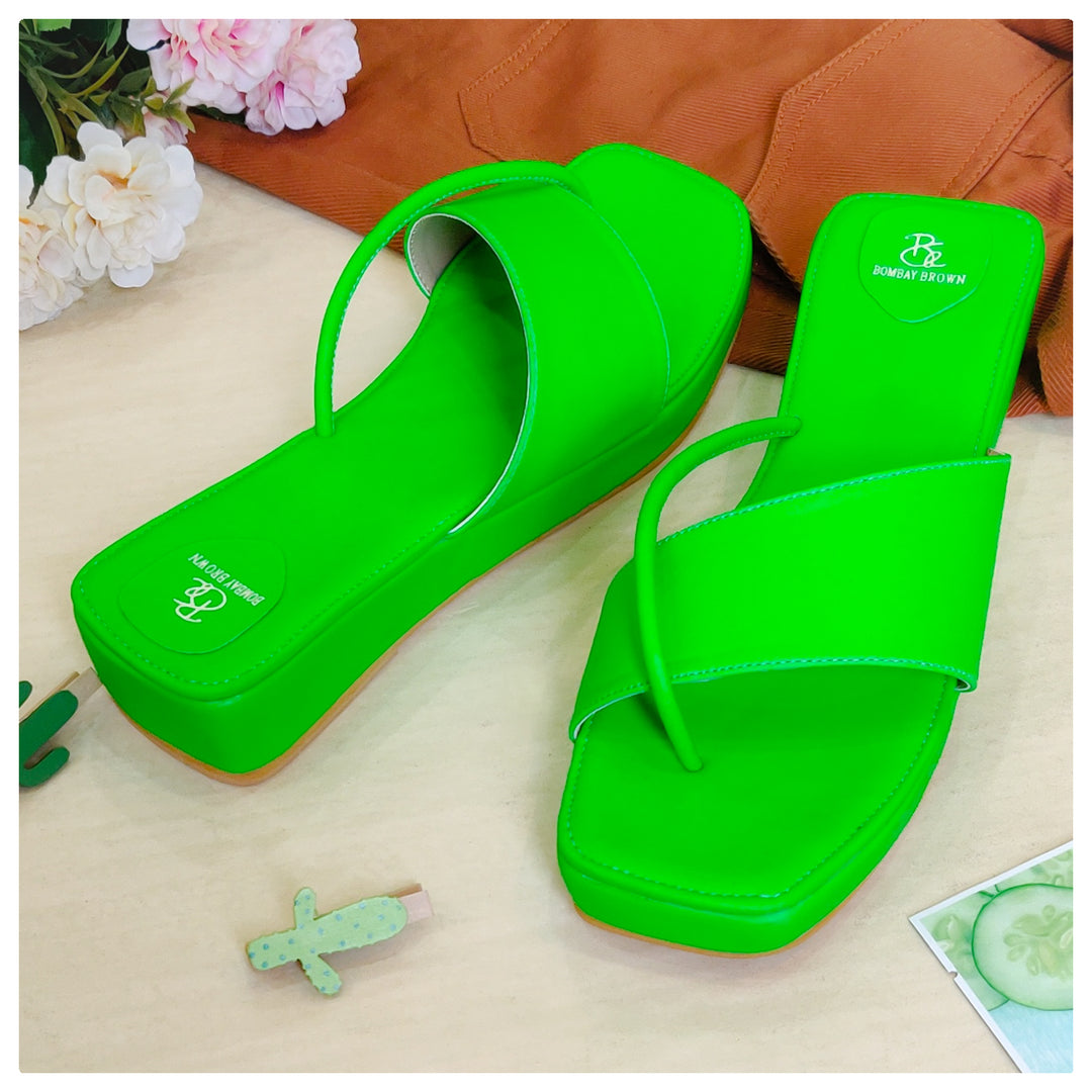Lime Green Neon Heels