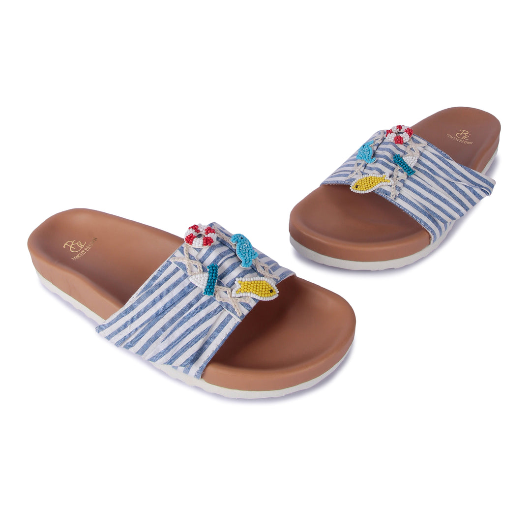 Nautical Twist Buckled Slides