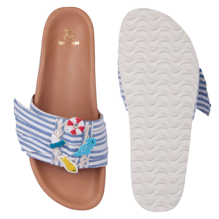Nautical Twist Buckled Slides