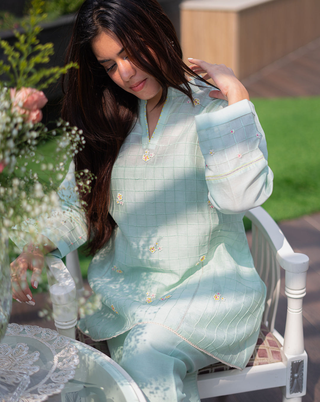 Meadow Light | Mint Co-ord Set