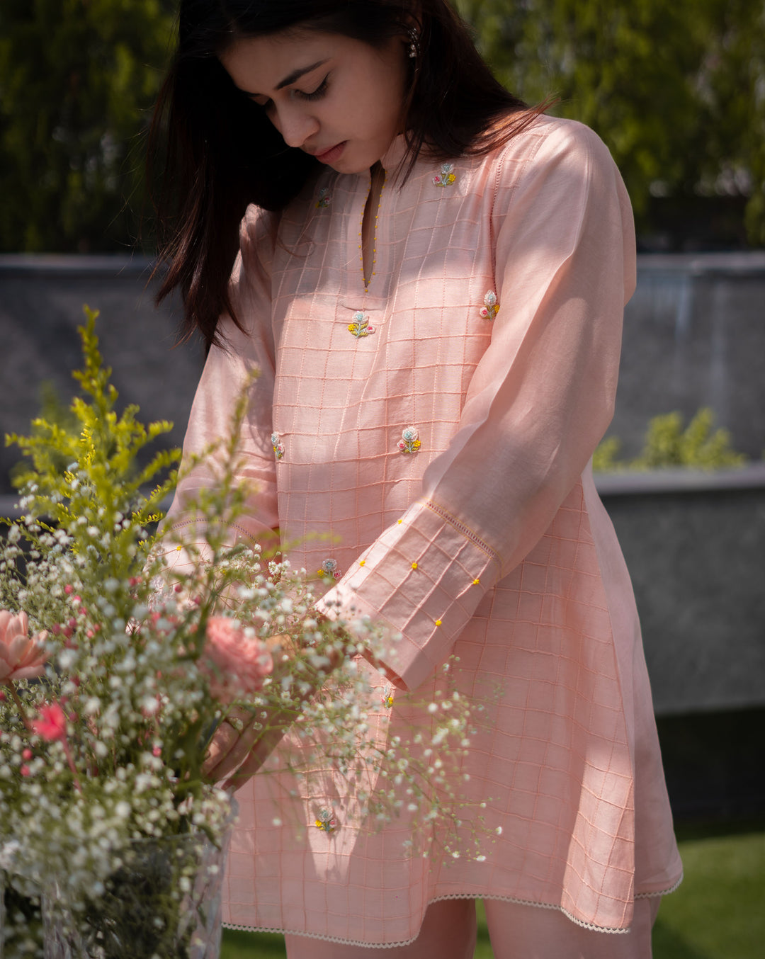 Meadow Light | Peach Pink Co-ord Set