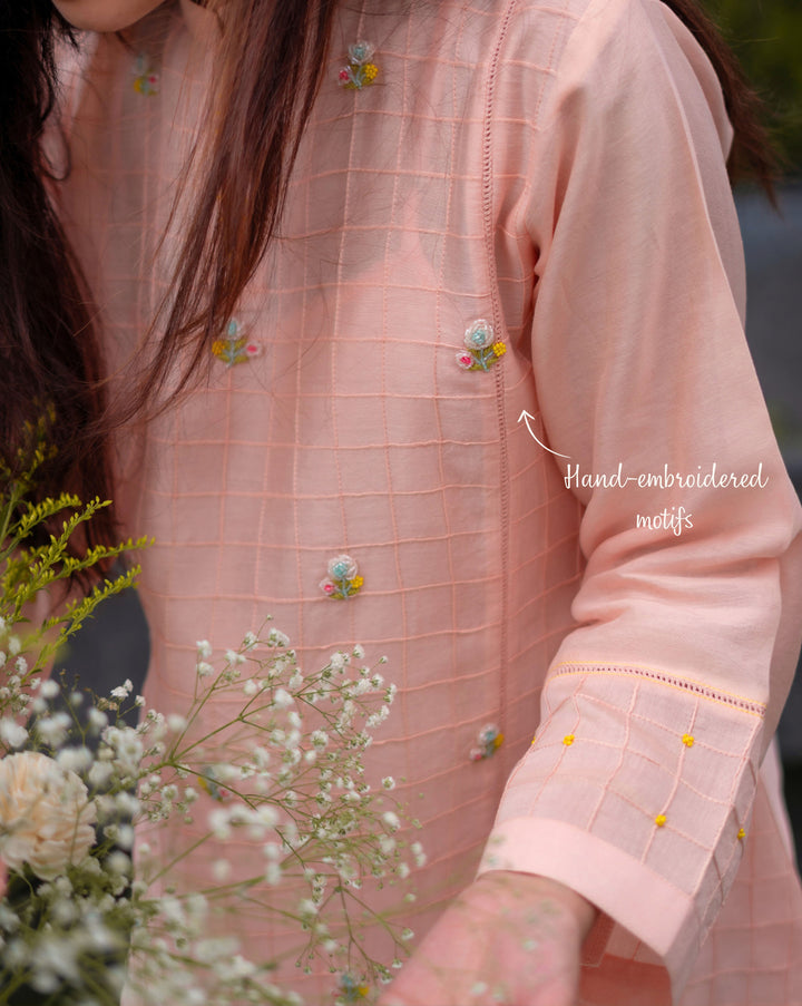 Meadow Light | Peach Pink Co-ord Set