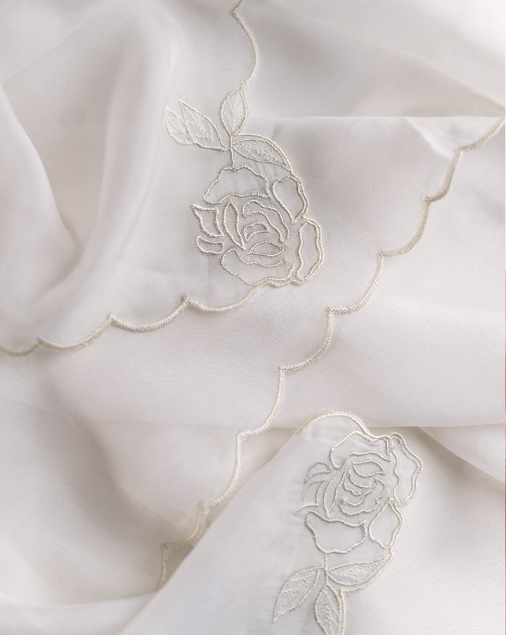 Rosefield | White Cutwork Kurta Set