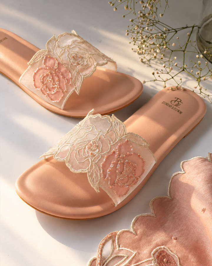 Rosefield Pink Cutwork Flats