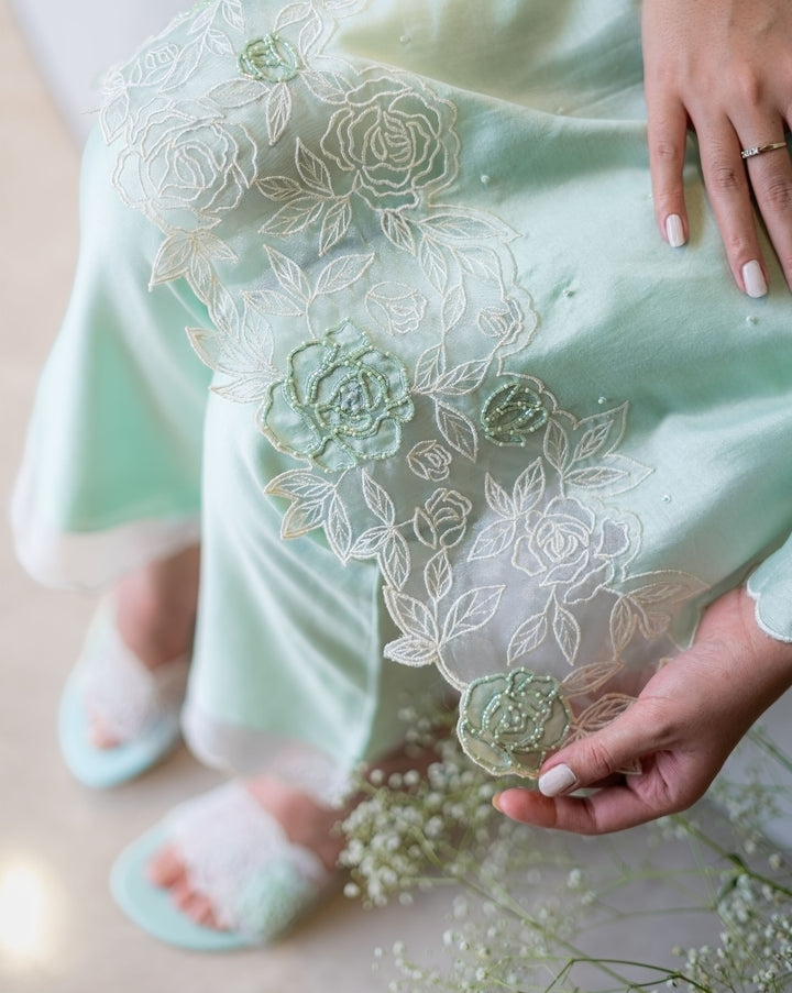 Rosefield | Mint Cutwork Kurta Set