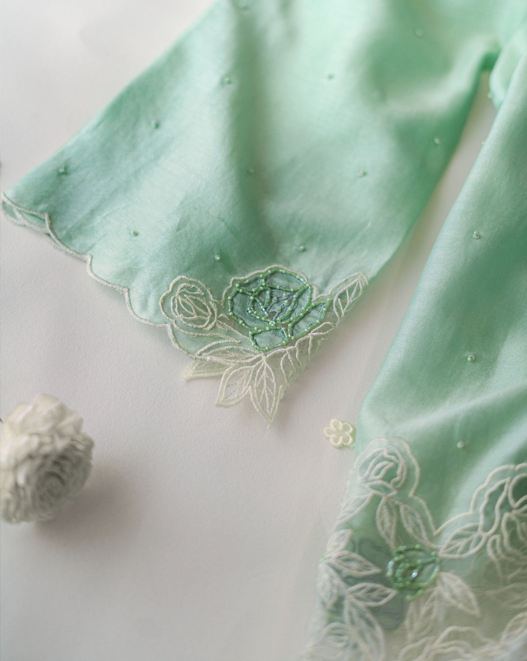 Rosefield | Mint Cutwork Kurta Set