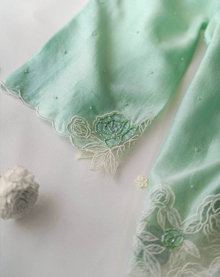 Rosefield | Mint Cutwork Kurta Set