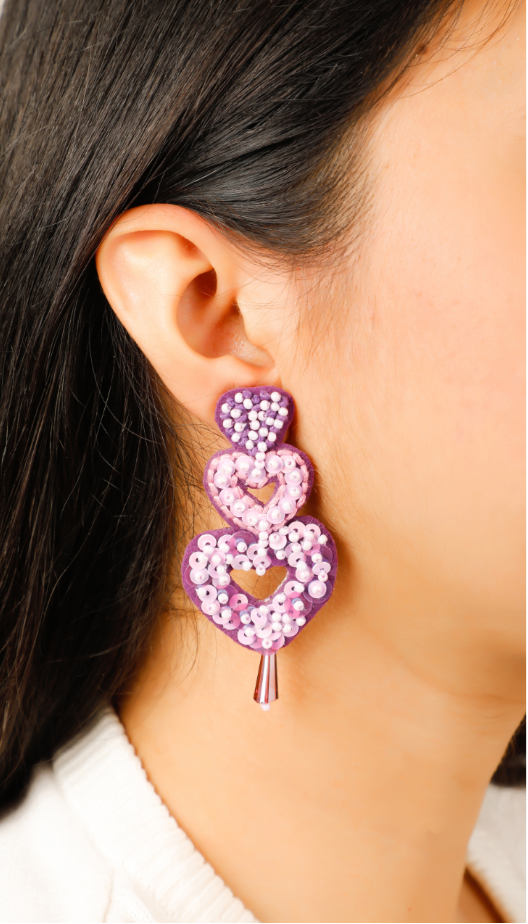 Lilac Love Earrings